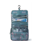 1pc Travel Cosmetic Makeup Bag Storage Bag Hanging Toiletry Organizer Blue Bird