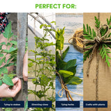 2PCE Garden Greens Garden Twine Jute Versatile Organic Gentle 50m x 2mm