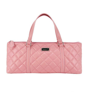 Sachi Insulated Quilted Wine Purse Bag - Pink