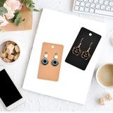200pcs Earring Cards Jewellery Cardboard Paper Jewelry Display 9x5cm - WHITE