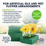 4PK Floral Foam Wet Brick Flower Arrangements Garden Greens22.5cm x 10.5cm x 7cm
