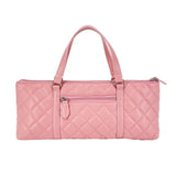 Sachi Insulated Quilted Wine Purse Bag - Pink