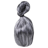 GRANDMA WIG Grey Hair Old Lady Granny Fancy Dress Costume Party Grand Mother