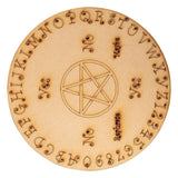 Wooden Grid Board Pentacle Spirit Board 25cm