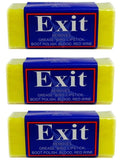 3PCE Exit Soap Instant Stain Remover Blocks Unscented Biodegradable 50g
