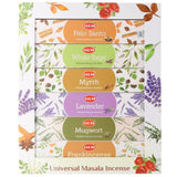 6 in 1 HEM Gift Set Incense Aroma Fragrance Universal Masala Series Stick