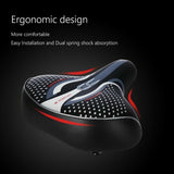 Comfort Wide Big Bum Bike Bicycle Gel Cruiser Extra Sporty Soft Pad Saddle Seat
