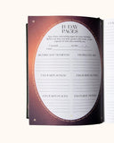 DREAMY MOONS 2025 YEAR OF GROWTH BOOK - BLACK