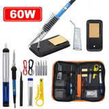 60W Electric Soldering Iron Kit Solder Welding Tool Stand