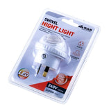 1PCE Night Light LED Plug In Auto Sensor 360 Degree Swivel Head SAS Electrical