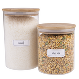 Appetito Pre Printed Pantry Labels Perfect Organizing Pantry Pack of 45