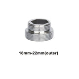 Tap Aerator Connector Kitchen Water Saving Thread Faucet Adaptor Outer 18-22mm
