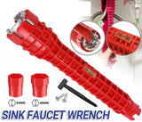 8-in-1 Sink Basin Wrench Multifunction Faucet Tap Spanner Installer Hand Tools