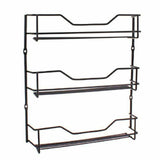 D.line Metalware 3 Tier Spice Rack - BLACK