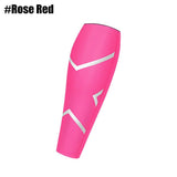 2PCS Compression Calf Sleeve Leg Brace Support Pain Relief Gym Running Pink L