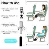 Adjustable Travel Foot Rest Feet Hammock AirPlane