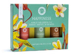 Happiness Essential Oil Blend Meditate Sunshine & Woods Song of India Gift Set