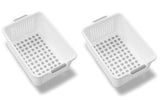 2pcs Madesmart Small Storage Basket MultiPurpose Organizer 30x20x10cm White