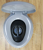 Portable Toilet Camping Potty Caravan Travel Camp Boating Tent Hiking - 6L