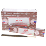 Satya Musk Incense Sticks Aroma Relaxation Fragrance 15g x12 Packet