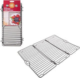 Daily Bake Foldable Kitchen Non-Stick Cake Cooler Baking Stand Cooling Rack 46cm