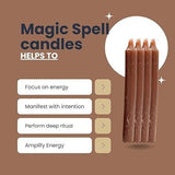 Pack of 20 Candle Magic Spell GAIA Candles Rituals - Brown