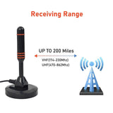 Portable Digital HD Freeview Aerial Ariel TV Antenna Indoor Outdoor