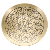 Brass Flower of Life Crystal Grid 15cm Meditation Yoga Spiritual 15cm