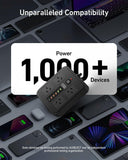 Powerboard USB 10IN1 Power Strip USB C Surge Protector with 4Outlet 1.8Meter BLK