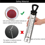 Stainless Steel Candy Home Cooking Thermometer Portable for Sugar Kitchen Crafts