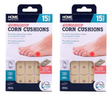 2 Packs Foot Care Corn Cushion Between-Toe 15 Piece Set Rectangle Home Master