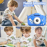 Camera Toys Kids Boys Girls Children Portable Child Digital Gift Dog - Blue