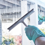 Polder Dual Action Squeegee Streak Free Cleaning Secure Comfortable Grip Handle
