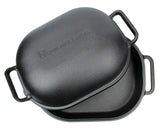 Brunswick Bakers Pre-seasoned Cast Iron Bread Baking Pan 39x26cm