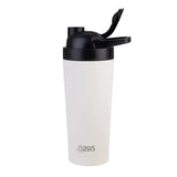 Oasis Stainless Steel Double Wall Insulated Protein Shaker 700ml Alabaster
