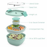 Bentgo Salad All In One Salad Container Coastal Aqua