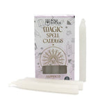 Pack of 20 Candle Magic Spell HAPINNESS Candles Rituals - White