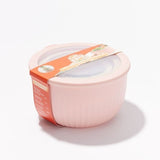 4 Pieces Round Nested Food Storage Set Freezer Safe Multicolour Lunch Box