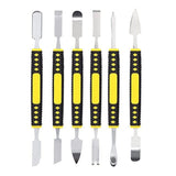 6 Pcs Metal Crowbar  Set Electronic Repair Tools Boot Stick Mobile Phone Digital