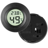 Mini LCD Display Round Digital Thermometer, Hygrometer