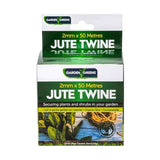 2PCE Garden Greens Garden Twine Jute Versatile Organic Gentle 50m x 2mm