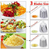 Kitchen Vegetable Food Manual Rotary Drum Grater Chopper Slicer Fruit Cutter