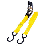 2 Pieces Ratchet Tie Down Strap Handy Hardware 230kg 4.5m x 25mm