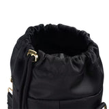 Sachi Crossbody Insulated Bottle Bag Cooles Tote Carrier Purse Black