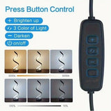 Spiral Table Lamp For Bedroom Nightstand Bookshelf Room Home Decor Premium Grey