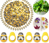 100PCS Wood Bee Fairy Garden Ceiling Decoration Wedding Decoration Garden DIY