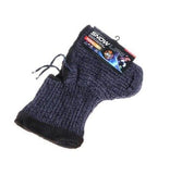 Neck Warmer & Face Mask Adults Ultra Heat Retention Ski Thermal Lined - Grey