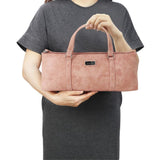 Sachi Wine Purse - Faux Leather Blush