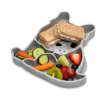 Melii Divided Silicone Suction Plate Kids Plate Meal Design Kitchen - Bulldog