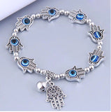 Evil Eye Bracelet Hamsa Hand Greek Turkish Mati Bangle Jewellery Adults Gift